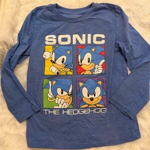 Boys Sonic Long Sleeve Tee